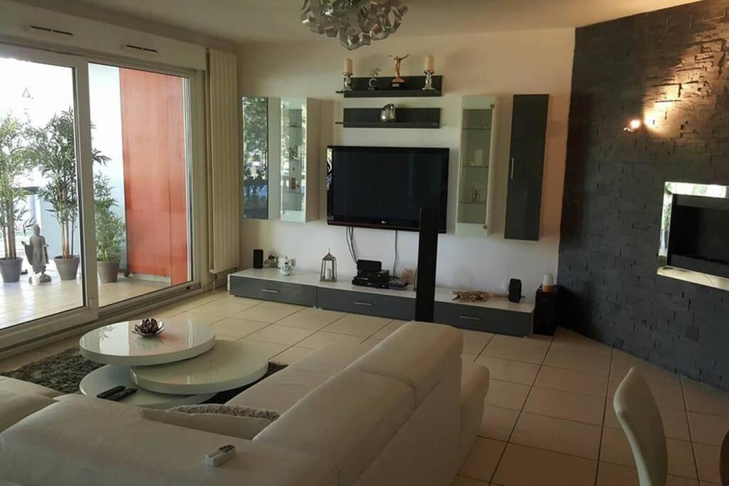 Superbe Duplex Au Nouveau Bassin Avec Vue Superbe Mulhouse Bagian luar foto